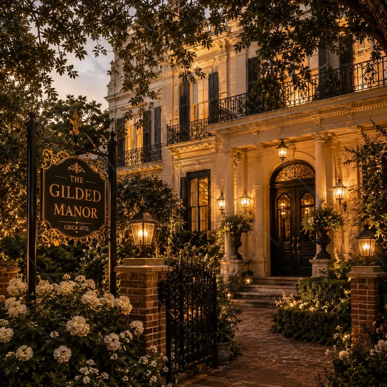 The Gilded Manor exterior